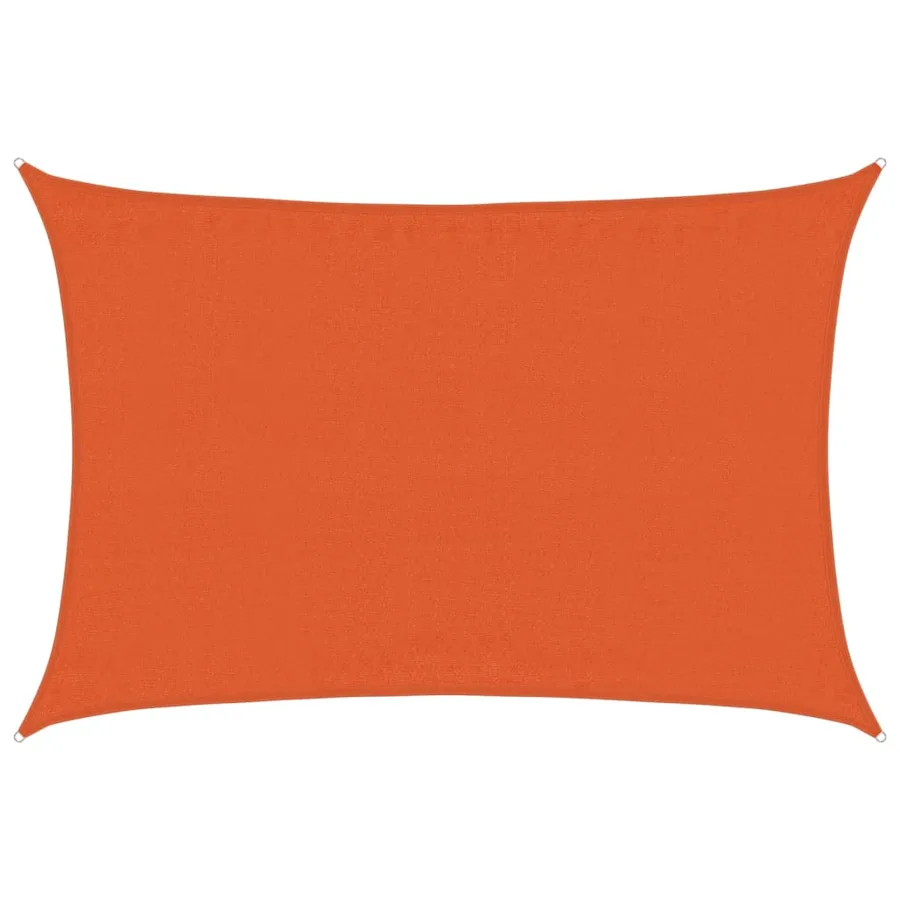 Voile d'ombrage 160 g/m² Orange 3,5x4,5 m PEHD - 2