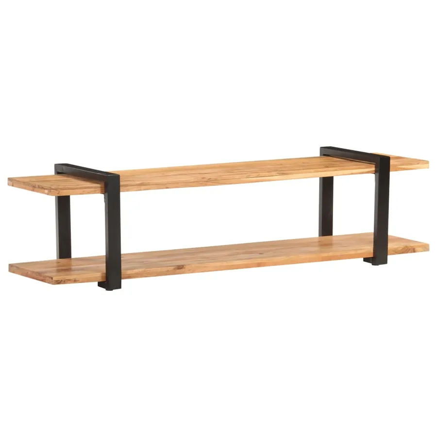 Meuble TV 160x40x40 cm Bois d'acacia massif - 7