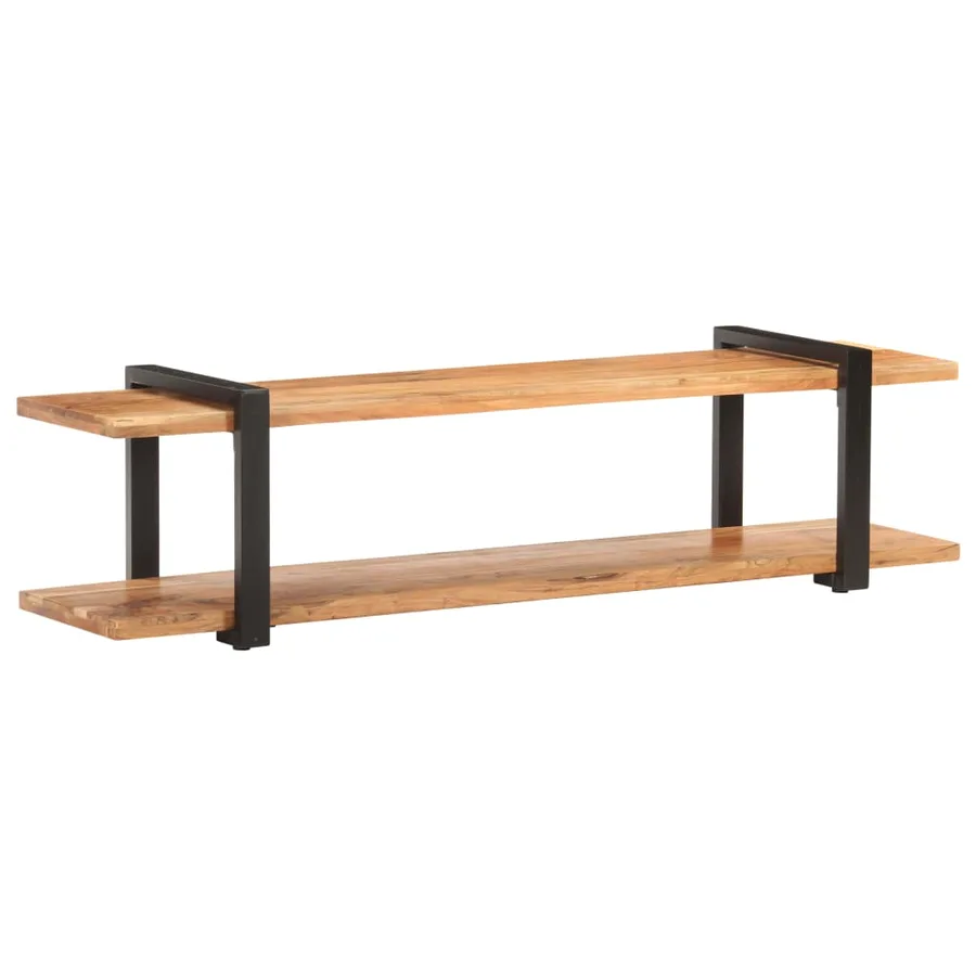 Meuble TV 160x40x40 cm Bois d'acacia massif - 8