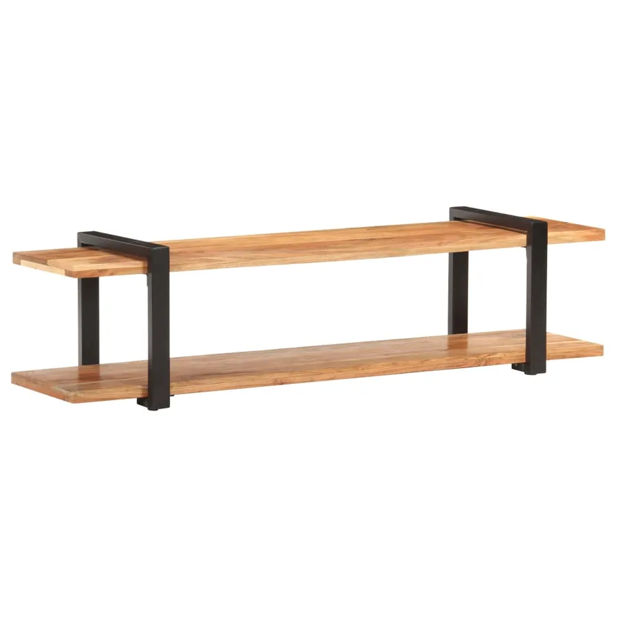 Meuble TV 160x40x40 cm Bois d'acacia massif - 9