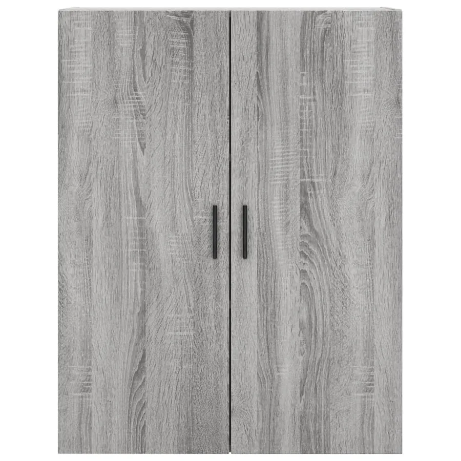 Buffet haut Sonoma gris 69,5x34x180 cm Bois d'ingénierie - 6