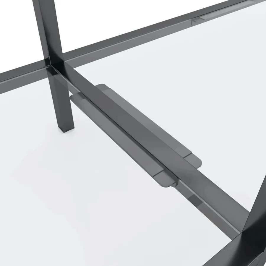 Table console Transparent 220x35x75,5 cm Verre trempé - 5