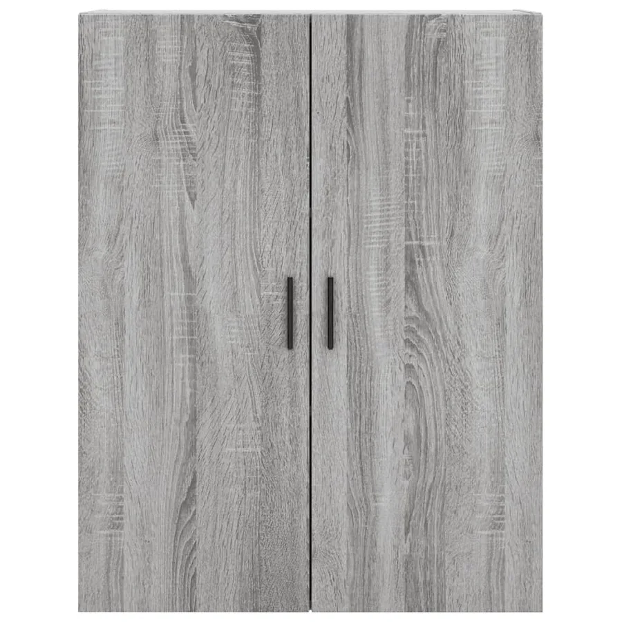 Buffet haut Sonoma gris 69,5x34x180 cm Bois d'ingénierie - 6