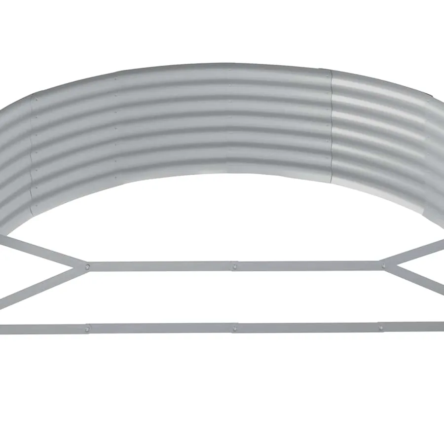 Lit surélevé de jardin Acier galvanisé Anthracite - 5