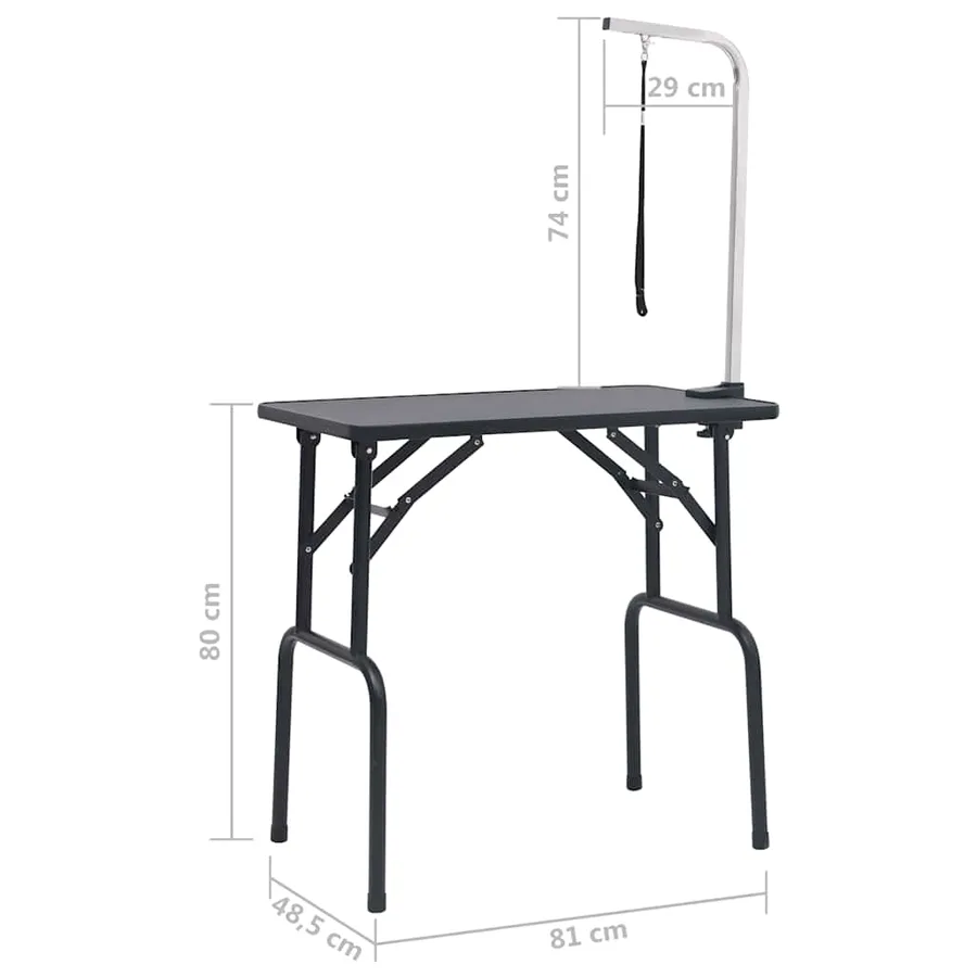 Table de toilettage réglable pour chiens avec 1 boucle - 10