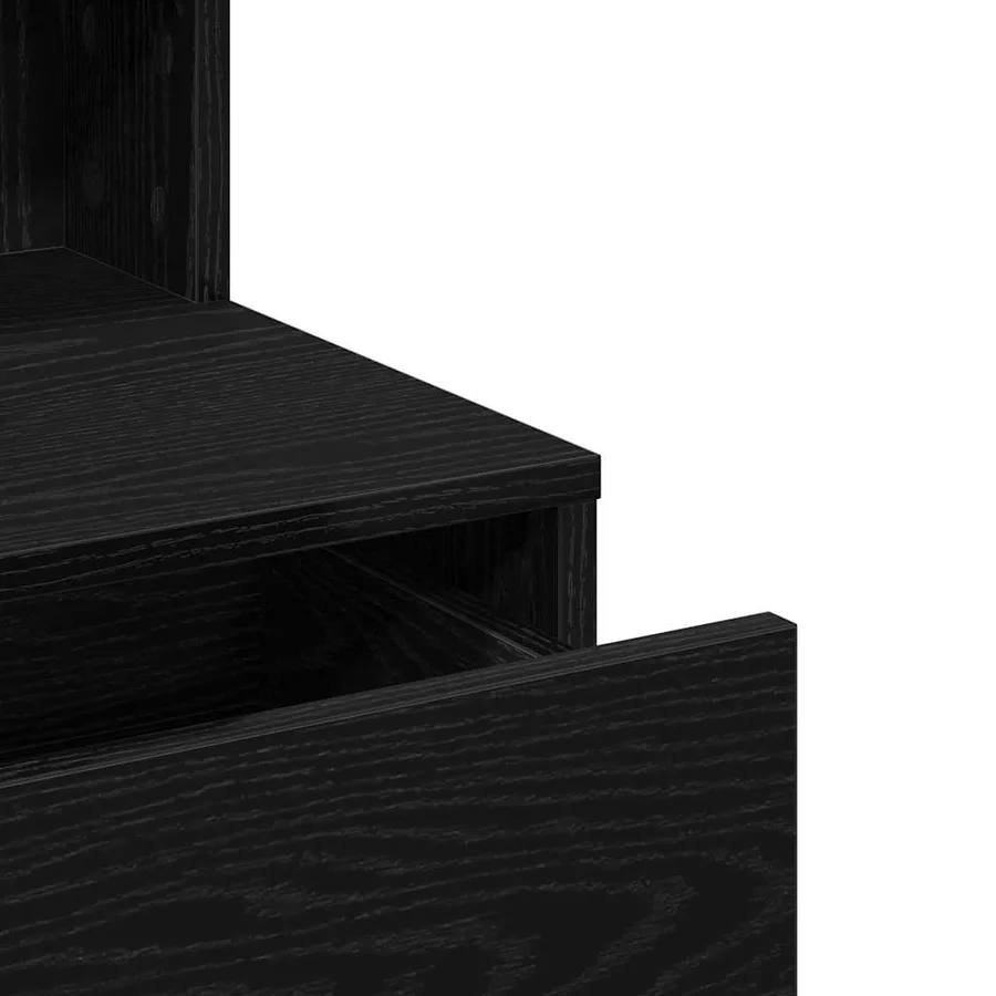 Table de Toilette avec tiroir Chêne noir 80 x 41 x 134,5 cm - 8