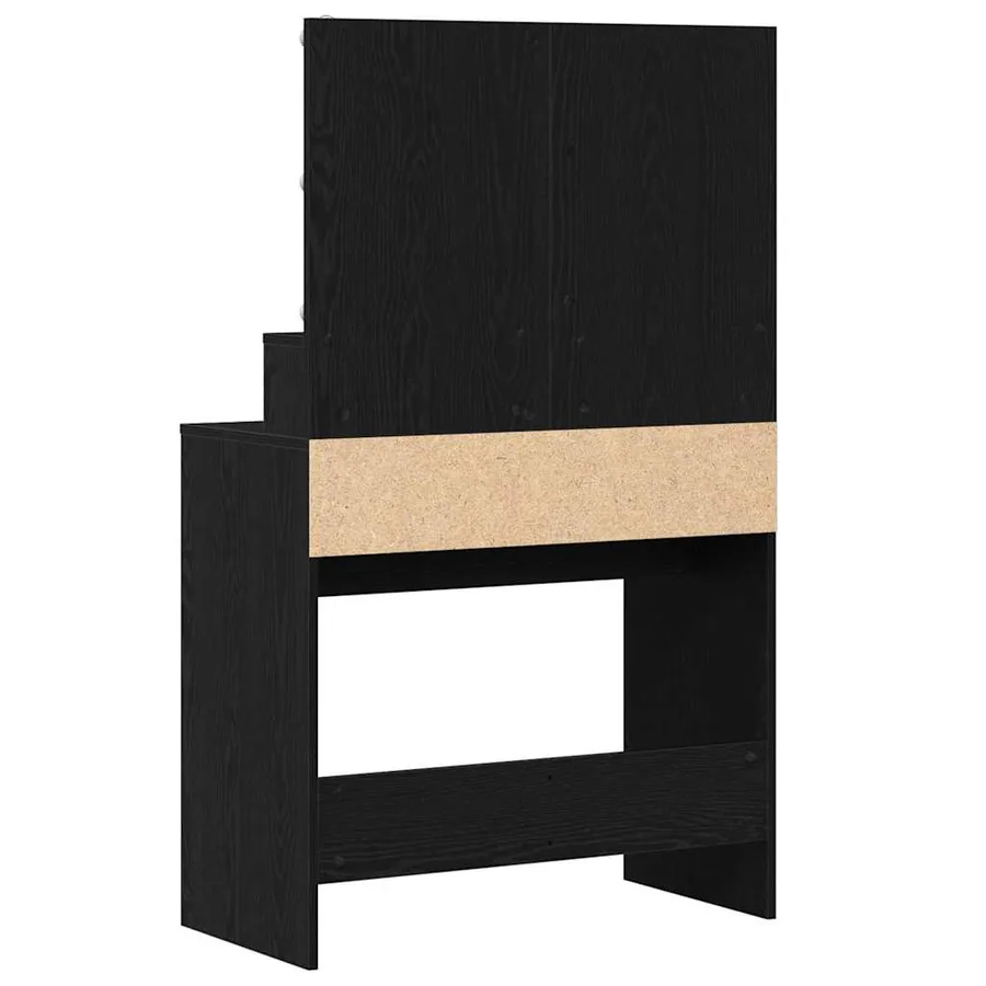 Table de Toilette avec tiroir Chêne noir 80 x 41 x 134,5 cm - 9