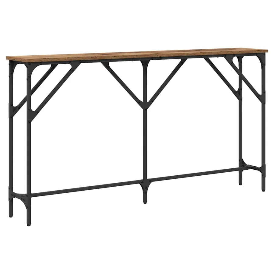 Table console Bois Ancien 140 x 23 x 75 cm - 2