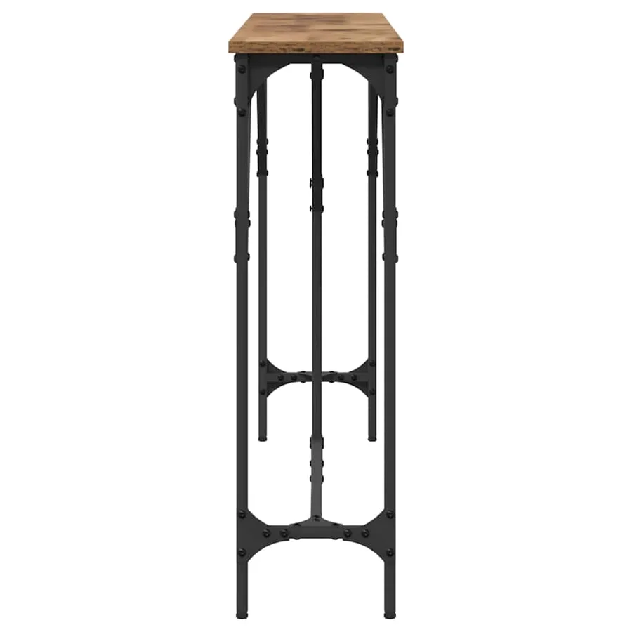 Table console Bois Ancien 140 x 23 x 75 cm - 6