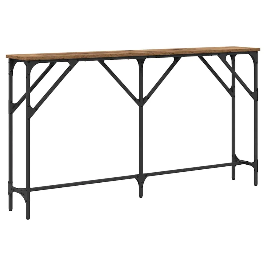 Table console Bois Ancien 140 x 23 x 75 cm - 7