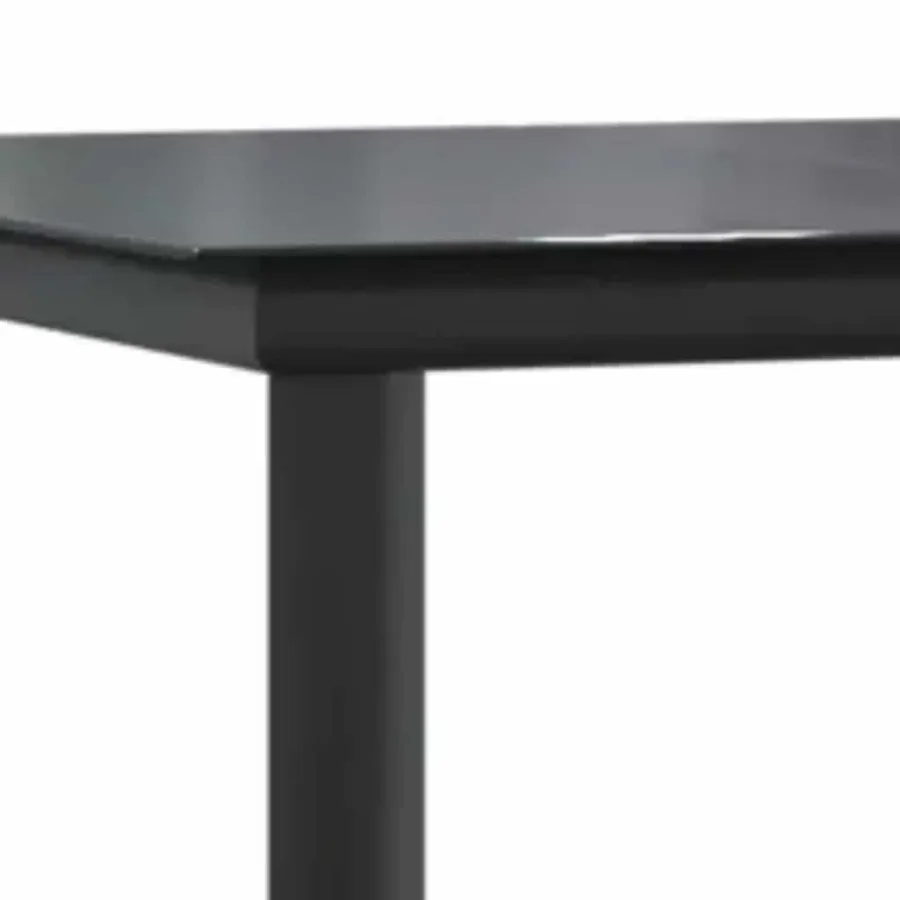 Ensemble à manger jardin 7pcs marron rpoly otin verre - 9