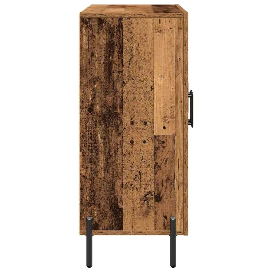 Buffet Bois ancien 90 x 34 x 80 cm Bois d'ingénierie - 7