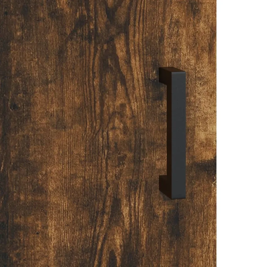 Armoire murale chêne fumé 69,5x34x90 cm - 10