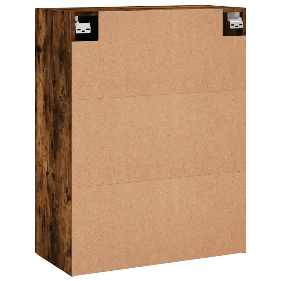 Armoire murale chêne fumé 69,5x34x90 cm - 9