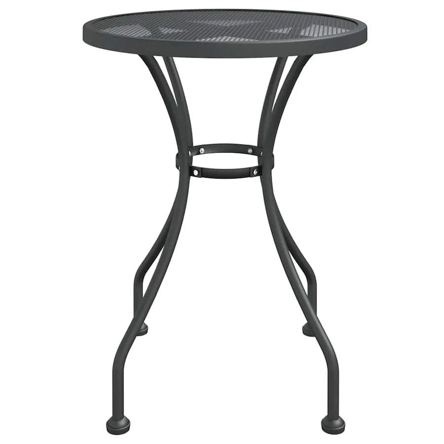 Ensemble à manger de jardin 5 pcs Maille Métal Anthracite - 5