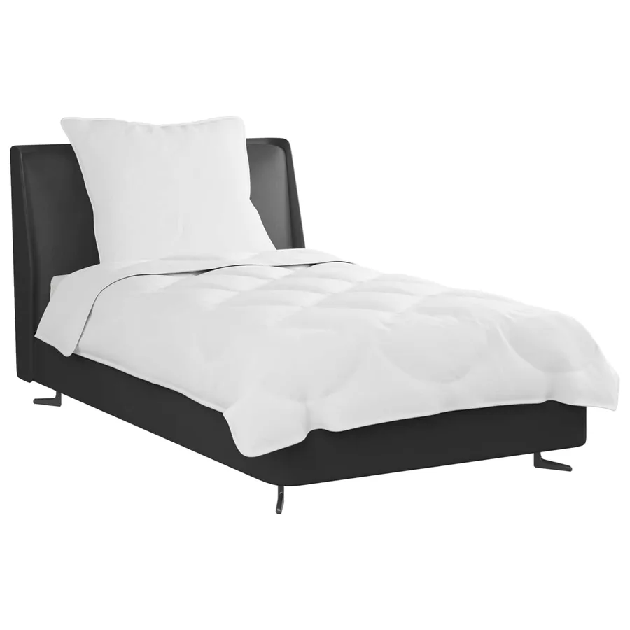 Ensemble de Duvet avec oreiller 2 pcs Blanc Microfibre - 3