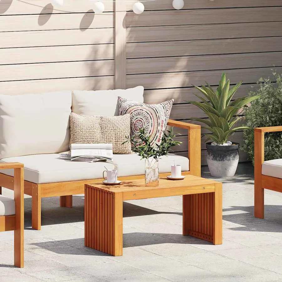 Table d'appoint Huile Naturelle 70 x 35 x 35 cm