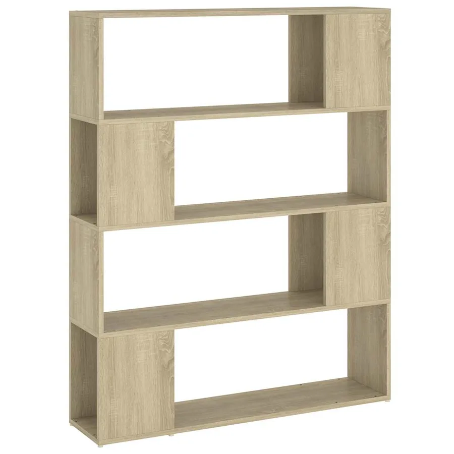 Bibliothèque/Séparateur de pièce Chêne sonoma 100x24x124 cm - 2
