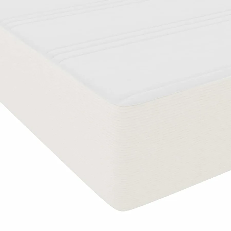 Lit à ressorts Crème et Blanc 90 x 200 cm - 8