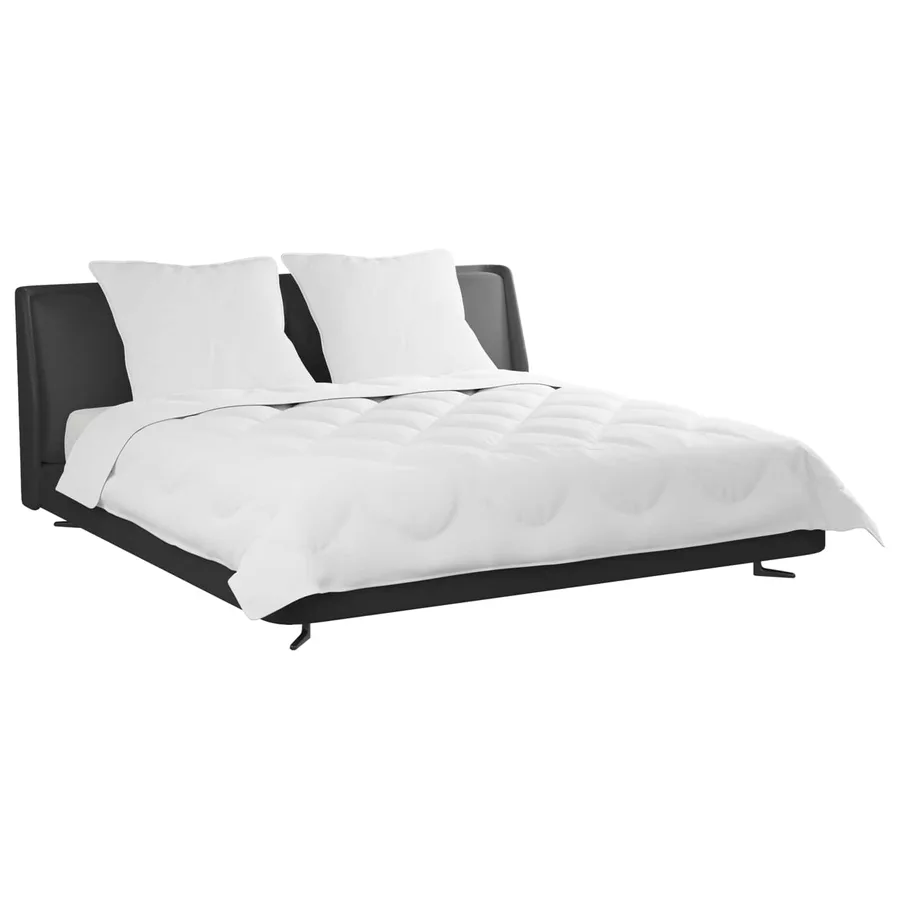 Couette avec oreiller 3 pcs Blanc Microfibre - 3