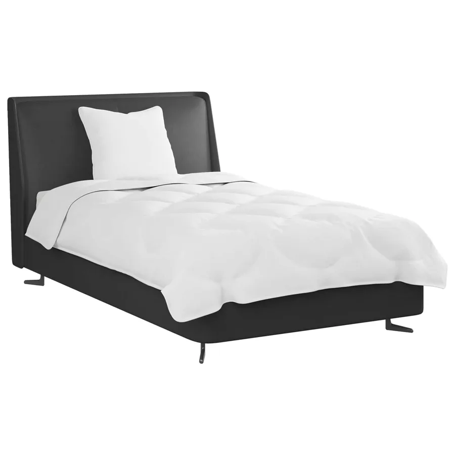 Ensemble de Duvet avec oreiller 2 pcs Blanc Microfibre - 3