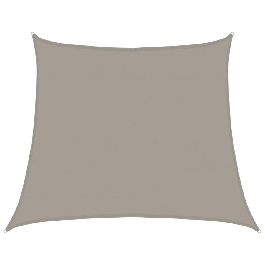 Voile d'ombrage 160 g/m² trapèze gris clair 4/5x4 m PEHD - 2