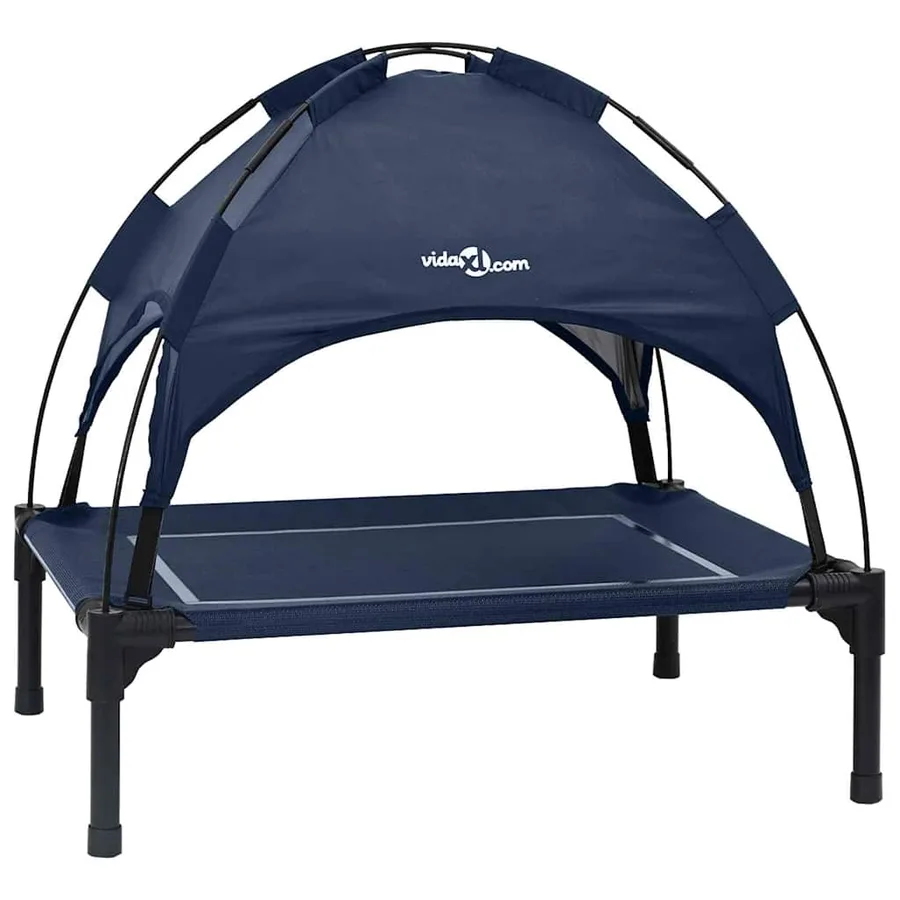 Lit pour Chien Bleu marine 63 x 49,5 x 60 cm Acier - 2