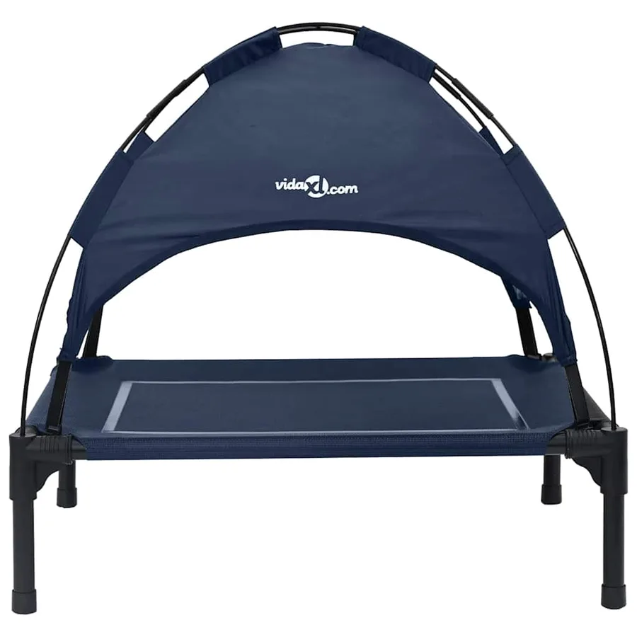 Lit pour Chien Bleu marine 63 x 49,5 x 60 cm Acier - 4