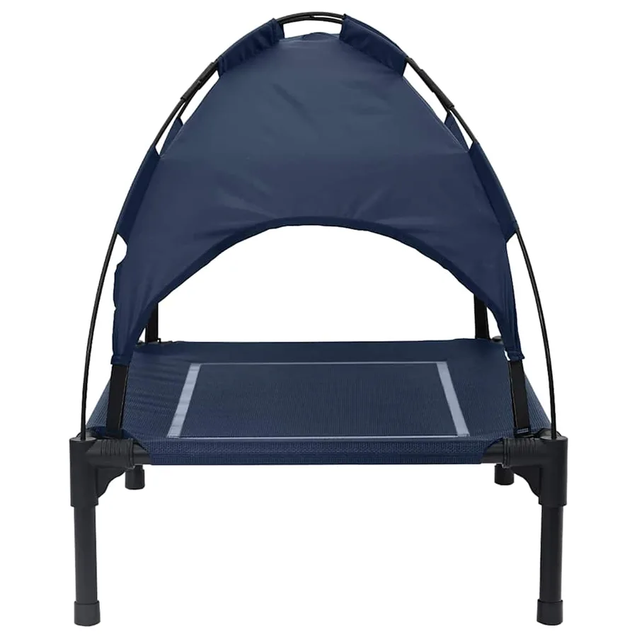 Lit pour Chien Bleu marine 63 x 49,5 x 60 cm Acier - 5