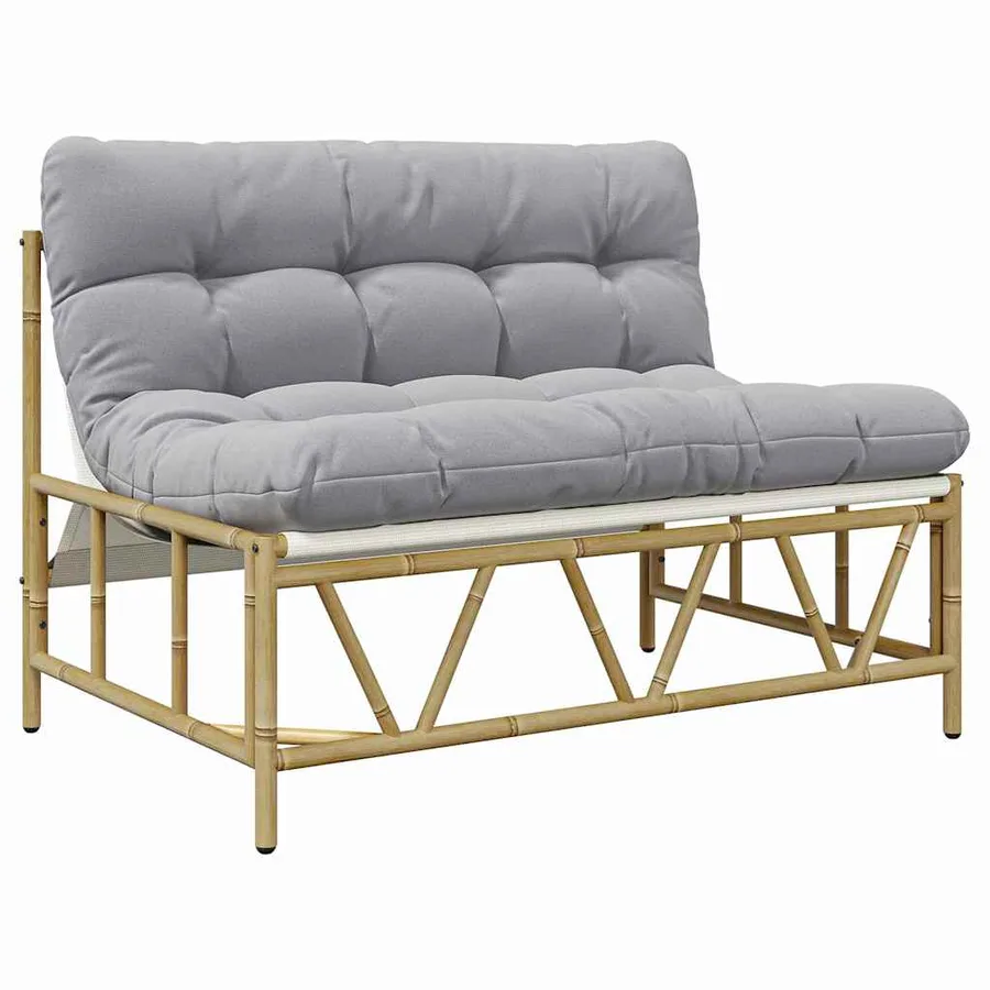 Sièges extérieurs Gris clair 110 x 74,5 x 71 cm Acier - 2