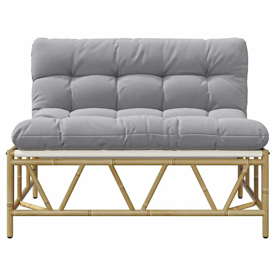 Sièges extérieurs Gris clair 110 x 74,5 x 71 cm Acier - 5