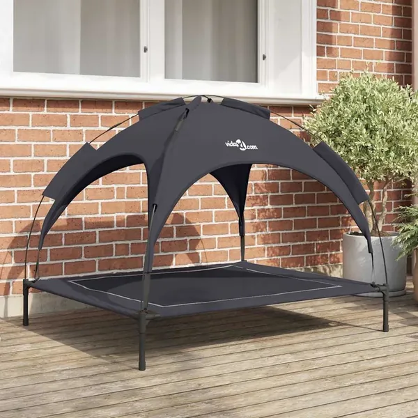 Lit pour Chien Noir 104 x 86 x 84,5 cm Acier