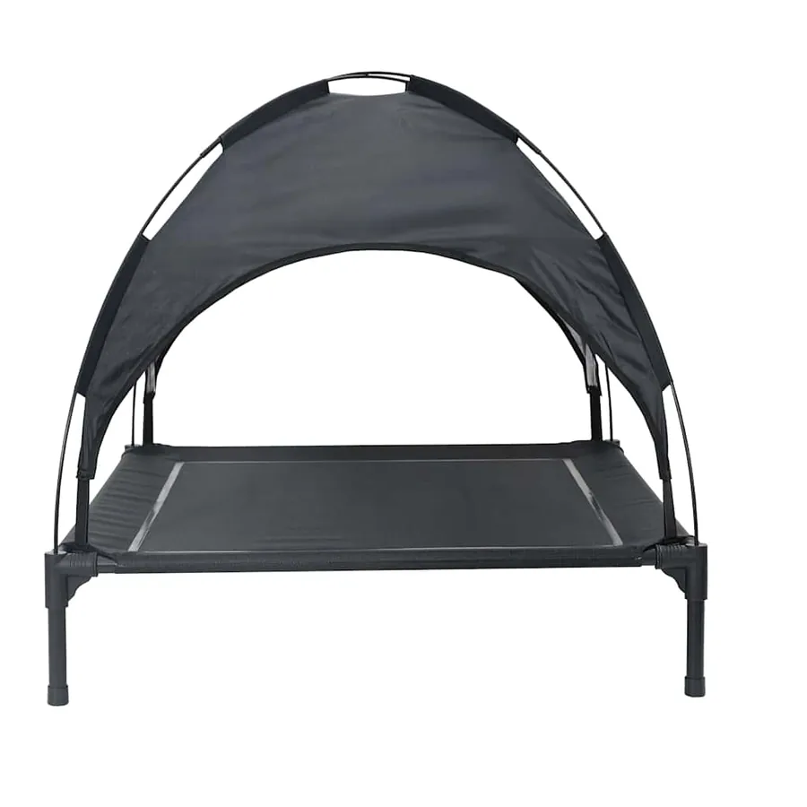 Lit pour Chien Noir 104 x 86 x 84,5 cm Acier - 5