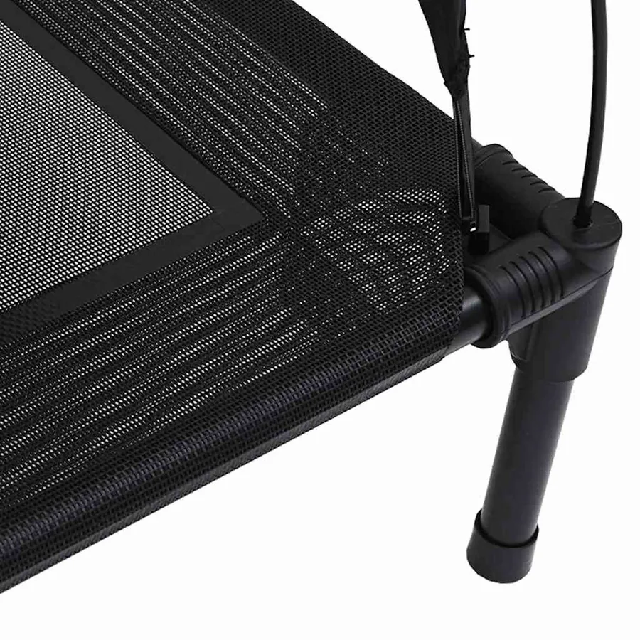 Lit pour Chien Noir 104 x 86 x 84,5 cm Acier - 6