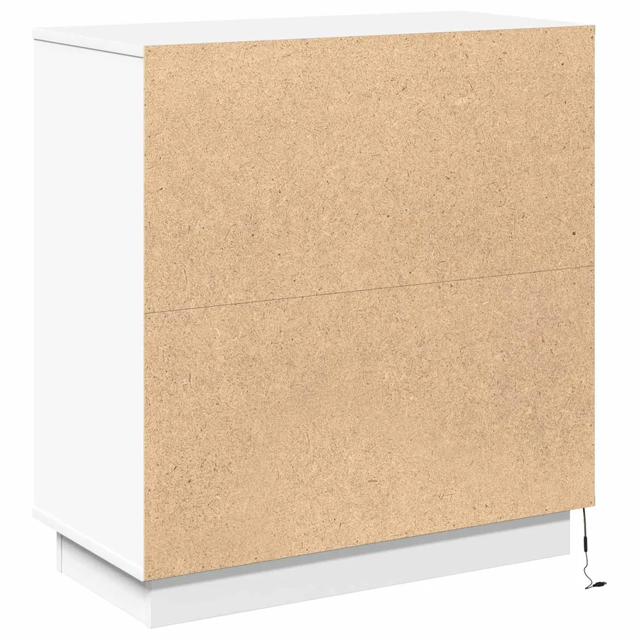 Buffet LED Blanc 71 x 34,5 x 75 cm Bois d'ingénierie - 8