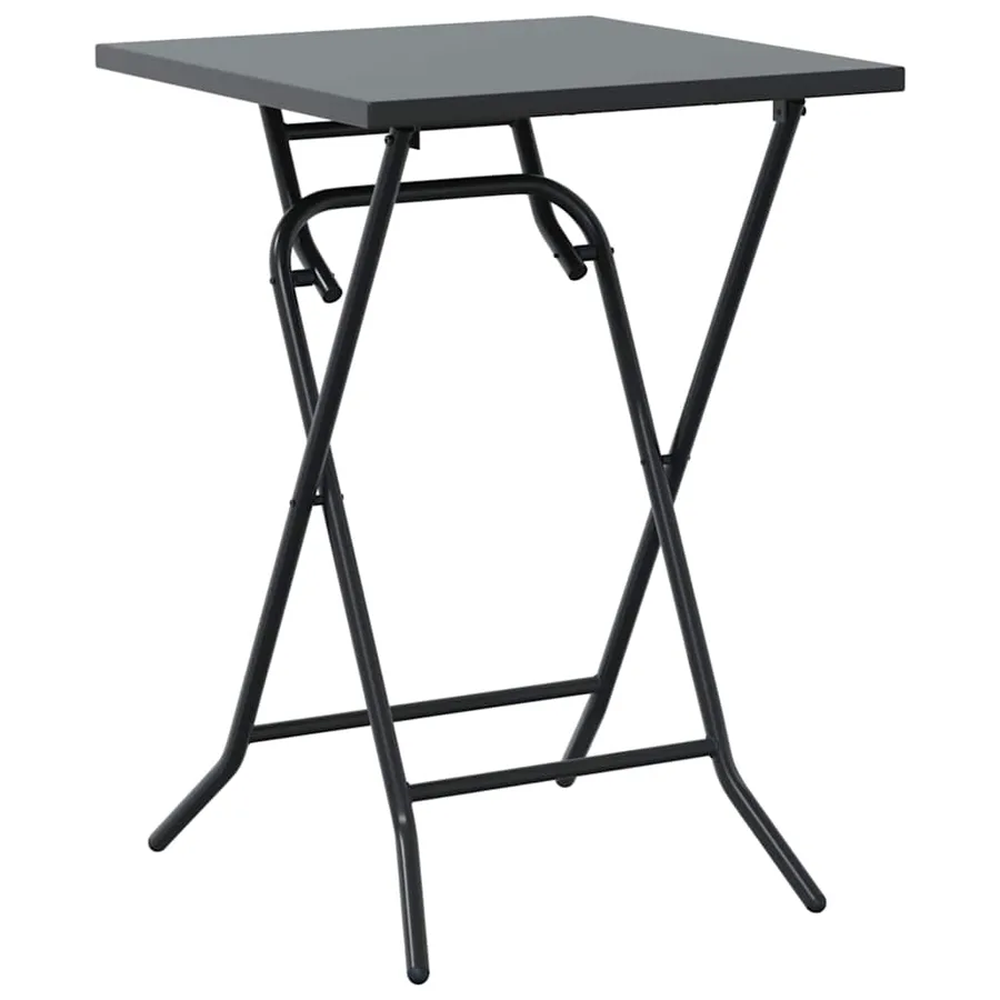 Ensemble bistro de jardin 3 pcs Anthracite Acier - 6