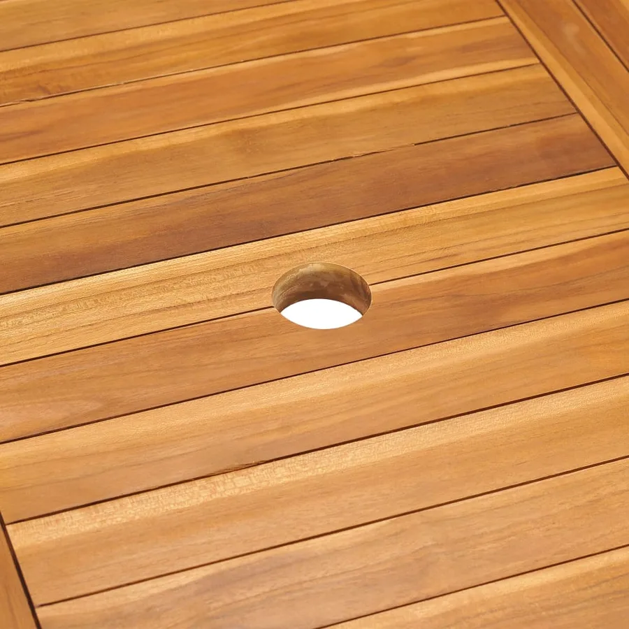 Ensemble à manger de jardin 7 pcs Bois de teck massif - 6