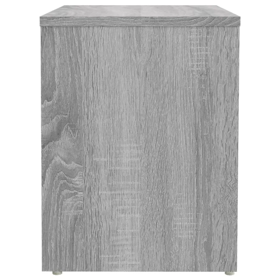 Table de chevet Sonoma gris 40x30x40 cm Bois d'ingénierie - 5