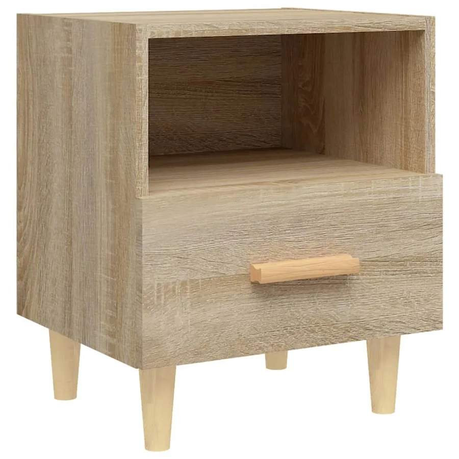 Table de chevet Chêne sonoma 40x35x47 cm - 5