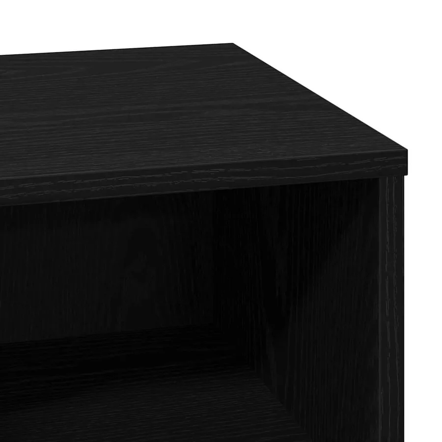 Cabinet de chevet avec tiroir Chêne noir 50 x 34,5 x 50 cm. - 8