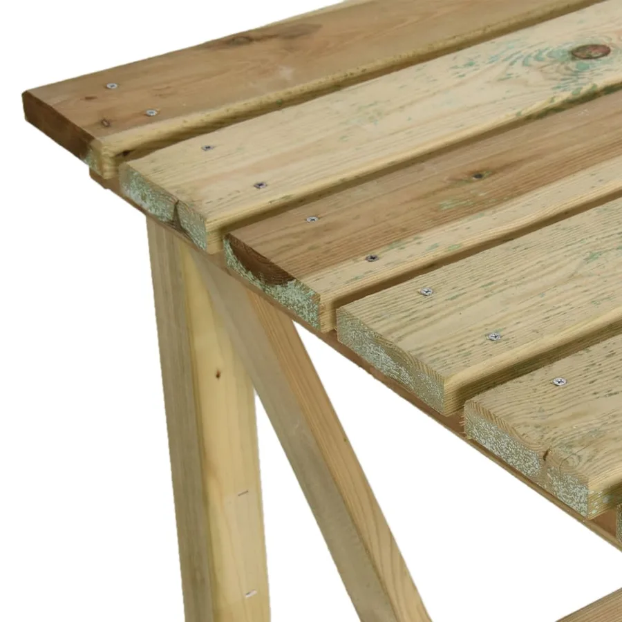 Table de jardin 160x79x75 cm Bois - 5