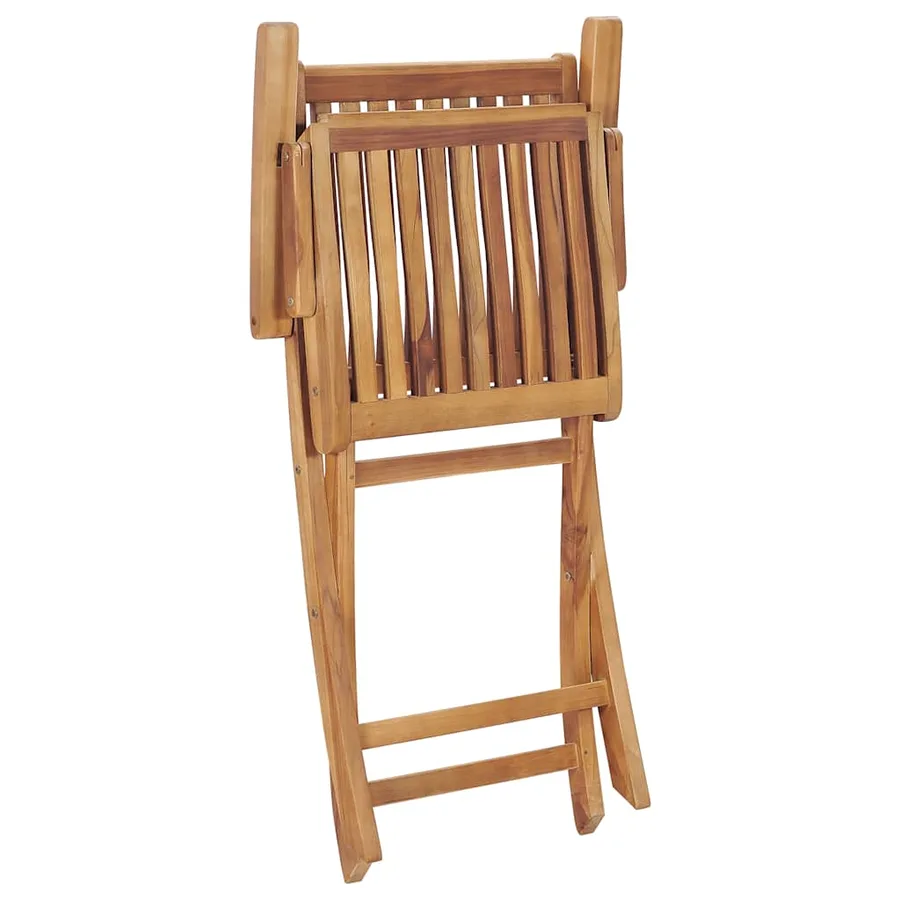 Ensemble à manger de jardin 5 pcs Bois de teck massif - 10