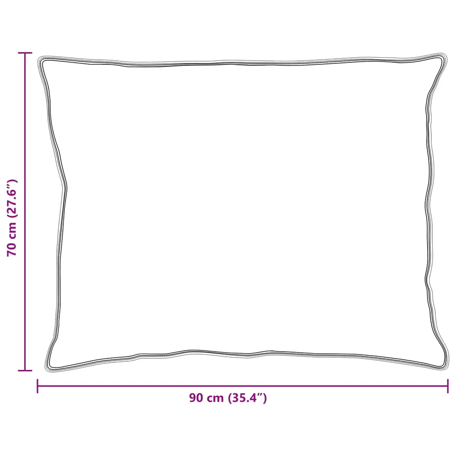 Couette avec oreiller 3 pcs Blanc Microfibre - 9