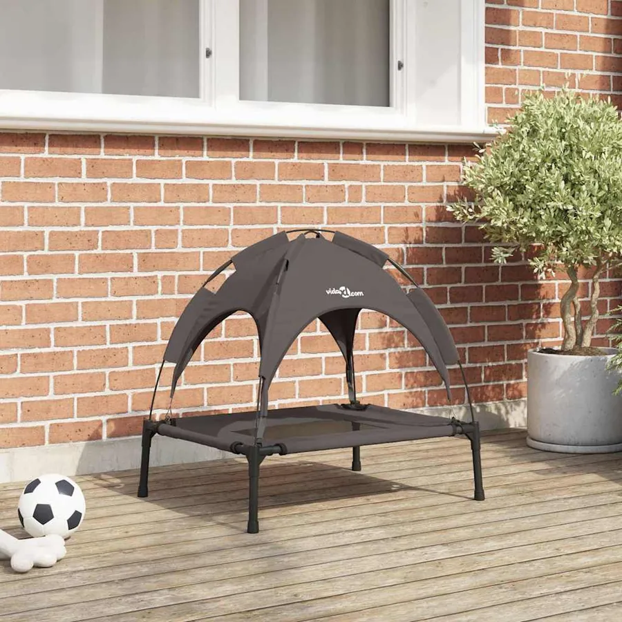 Lit pour Chien Marron 62 x 48 x 61 cm Acier