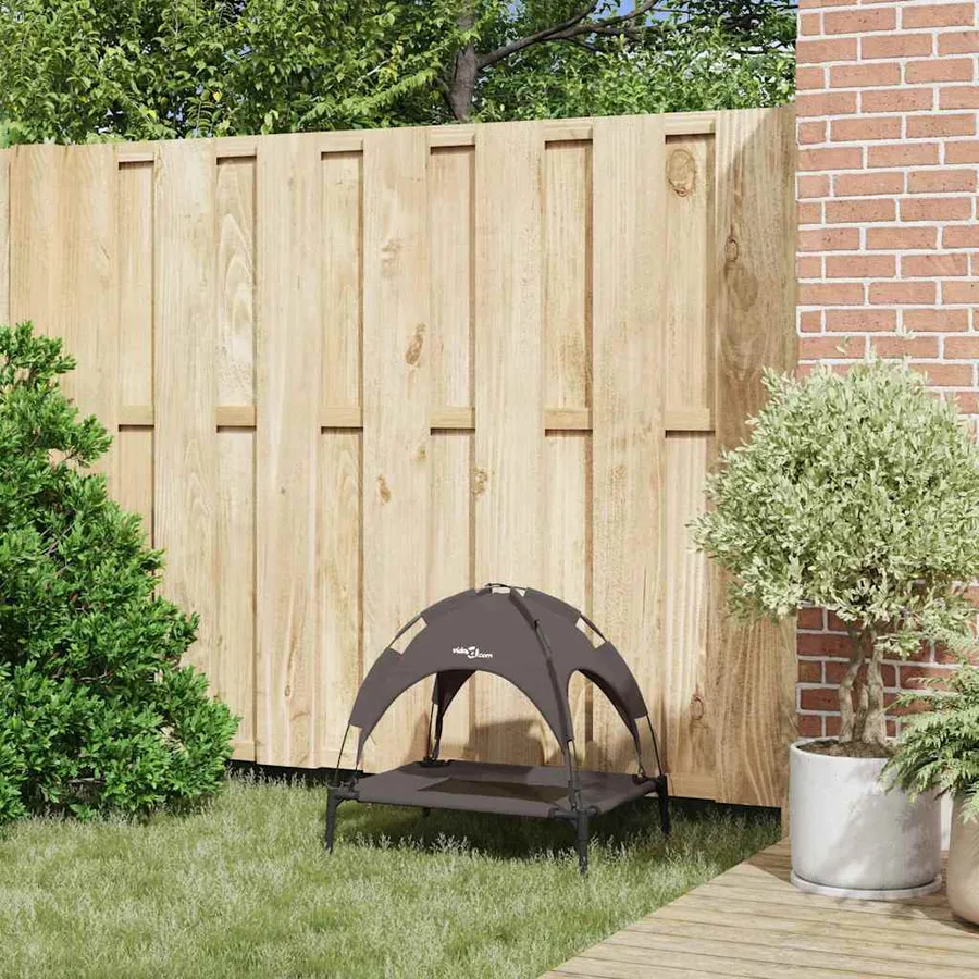 Lit pour Chien Marron 62 x 48 x 61 cm Acier - 3