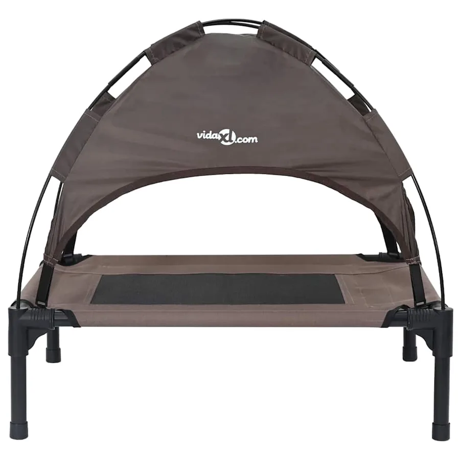 Lit pour Chien Marron 62 x 48 x 61 cm Acier - 4