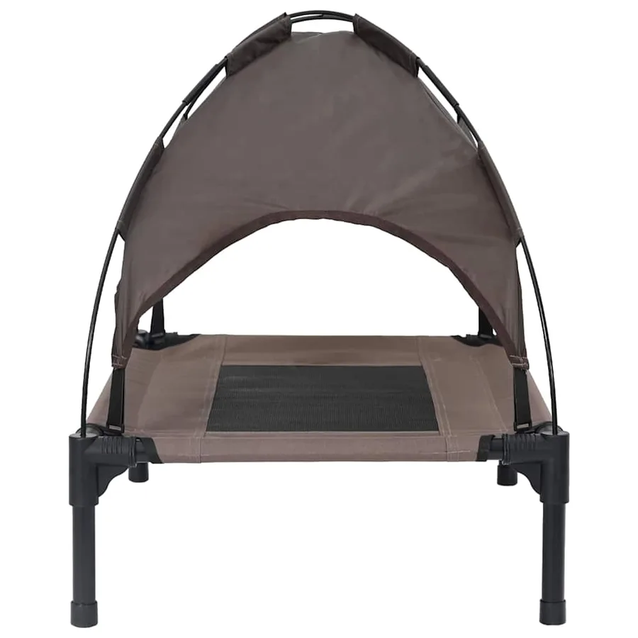 Lit pour Chien Marron 62 x 48 x 61 cm Acier - 5