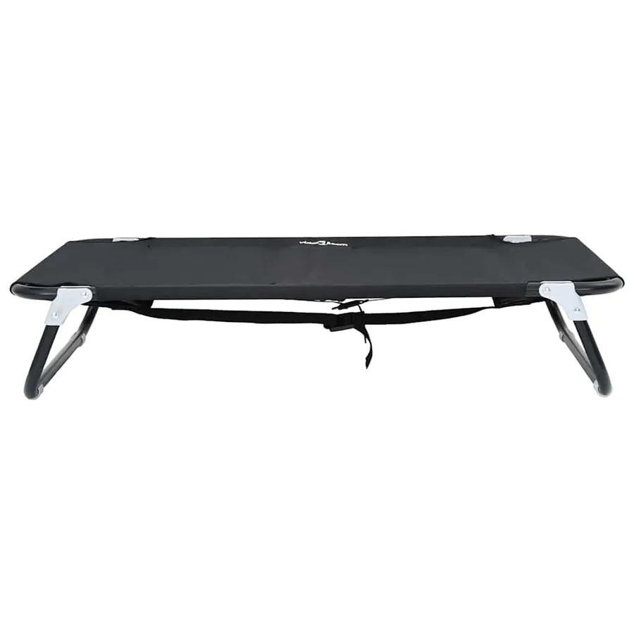 Lit pour Chien Noir 90 x 55 x 18 cm Acier - 4