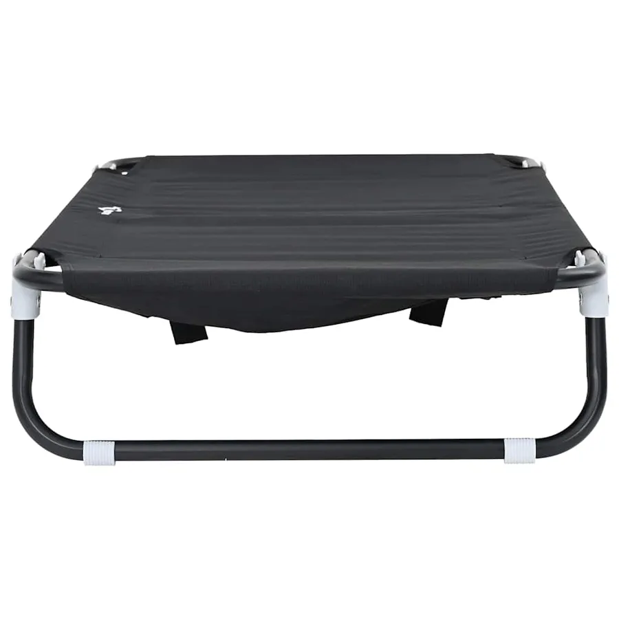 Lit pour Chien Noir 90 x 55 x 18 cm Acier - 5