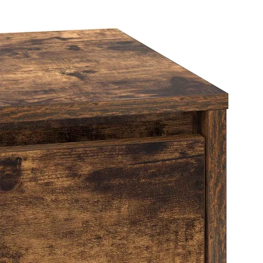 Cabinet de chevet 2 pcs Chêne fumé 39 x 34,5 x 50 cm - 11